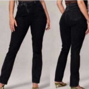 Abercrombie & Fitch The 90's Slim Straight Ultra High Rise Curve Love Jeans EUC